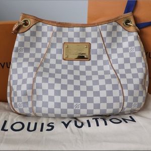 Authentic Louis Vuitton Galliera GM checkered